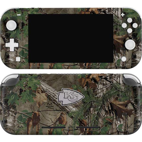 NFL Kansas City Chiefs Realtree Xtra Green Camo Nintendo Switch Lite Skin